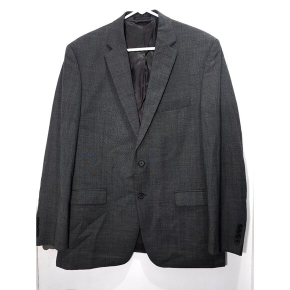 Lauren Ralph Lauren Men's Black/Dk Gray Suit Jacket Size 42 Regular Two-Button - Picture 16 of 16